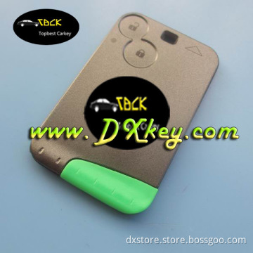 High quality smart key card for key card Renault Laguna 2 button with PCF7947 Chip and 433MHZ